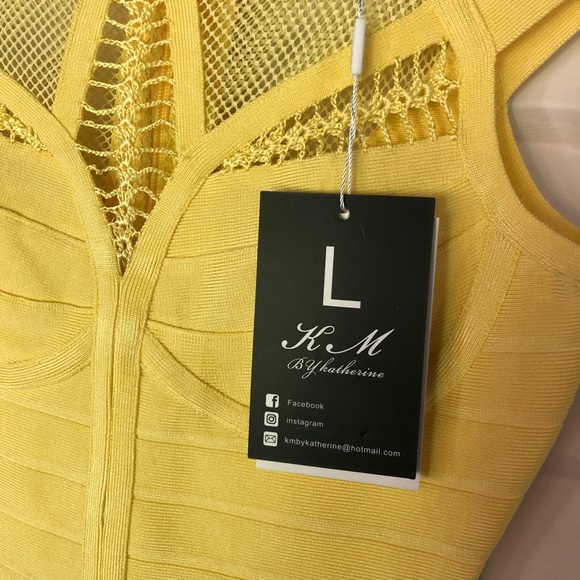 Bandage dress with net details - Picture 6 of 10